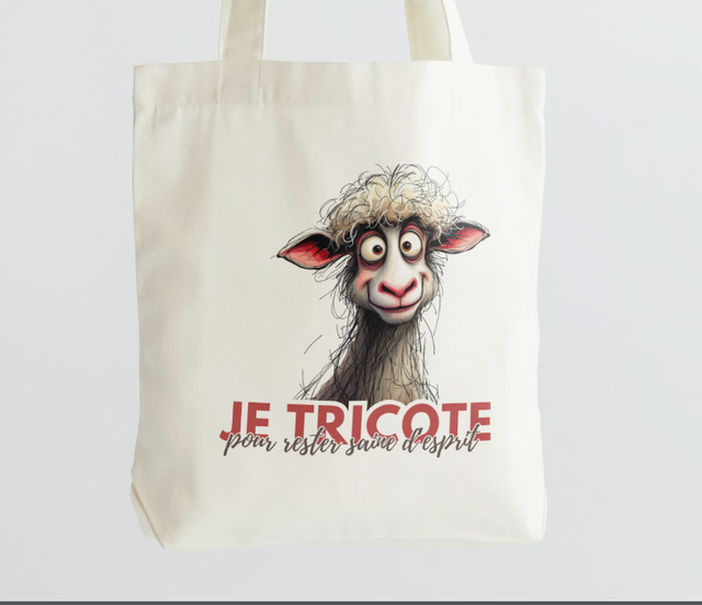 Sac fourre-tout en toile simple pour le design | Image générée à base d'IA